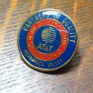 AT&T Merrimack Valley Works Vintage 1980's Lapel Pin